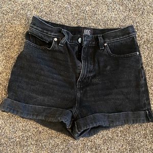 Black BDG High Waisted Shorts